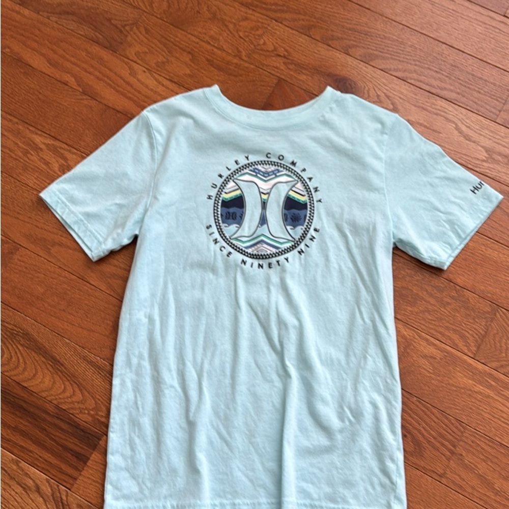 Hurley Blue Short Sleeve Graphic Tee